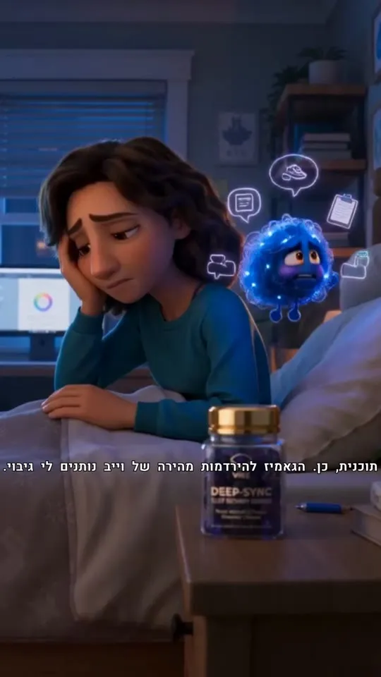 מודעת וידאו מהתבנית הבעיה כאנימציה, נוצרה ב-Sparkiz