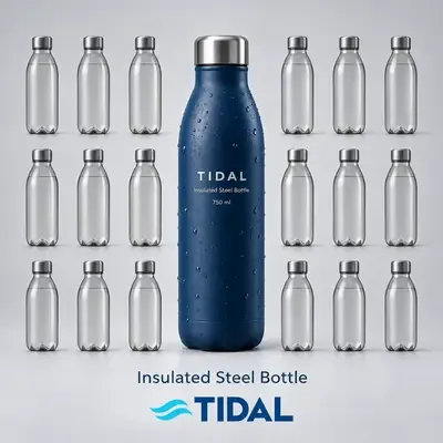 Big Idea Ads ad: one bottle that stands out from the rows
