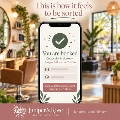 Book Now Ads ad: phone with a booking confirmation