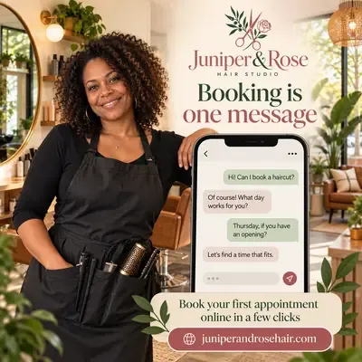 Book Now Ads ad: booking by text message
