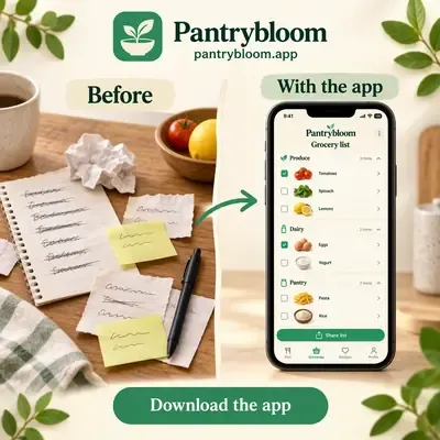 Get the App Ads ad: paper chaos next to the app