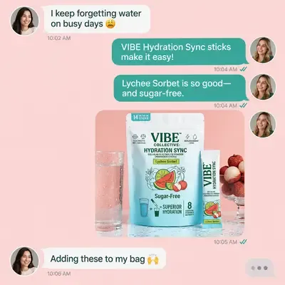 Familiar Format Ads ad: product inside a chat thread