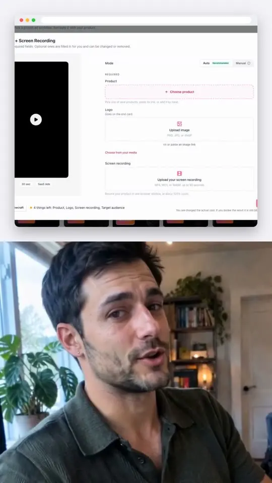 Video ad from the Creator + Desktop Screen Recording template, made with Sparkiz