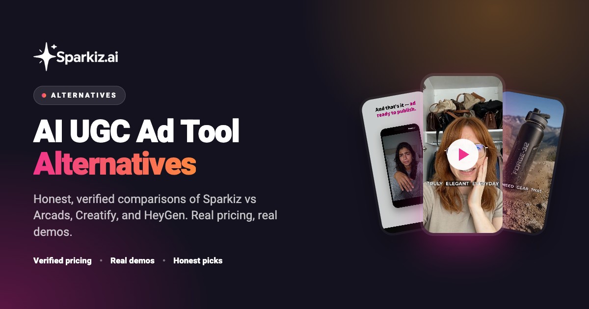 Honest comparisons of Sparkiz vs other AI ad tools